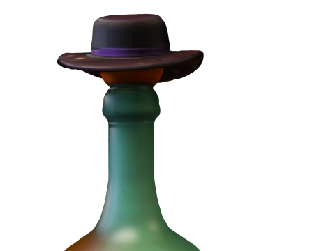Enchanted Cowboy Bottle Modèle 3D