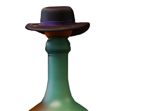 Enchanted Cowboy Bottle 3D Model