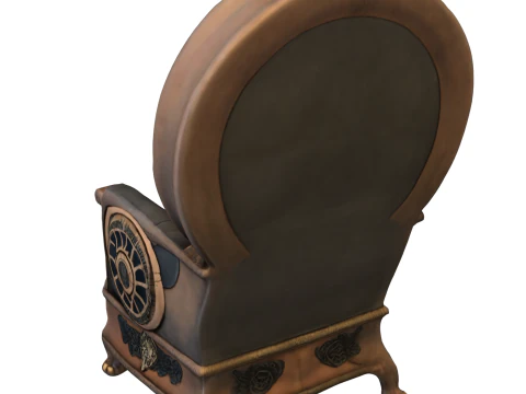 Royal Lion Throne 3D Model