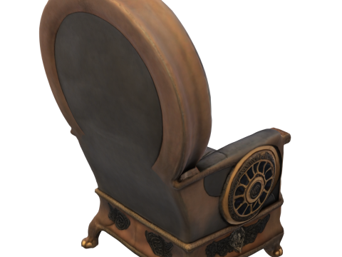 Royal Lion Throne 3D 모델