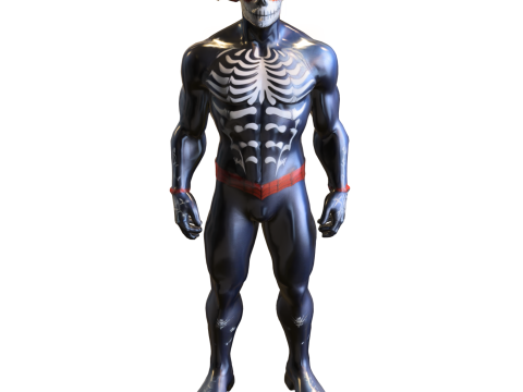 Day of the Dead Warrior 3D Model