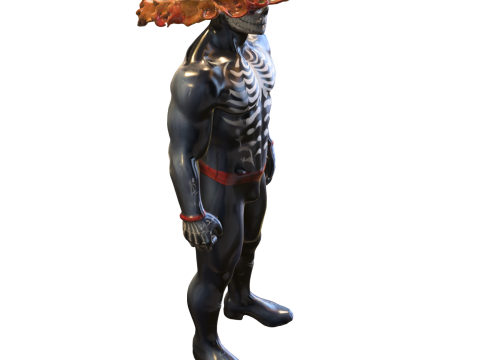 Day of the Dead Warrior 3D Model
