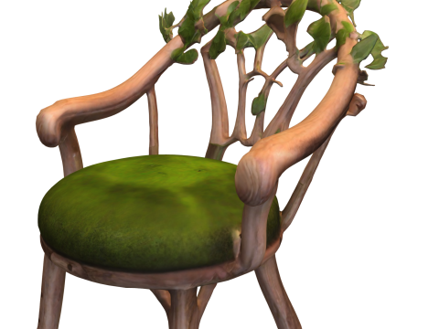 Enchanted Nature Throne 3D 모델