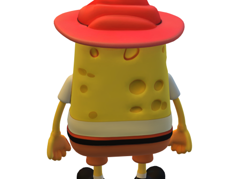 Cartoon Wizard Character Stylized 3D Model