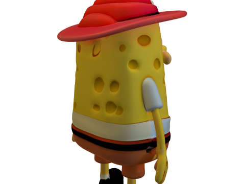Cartoon Wizard Character Stylized 3D Model