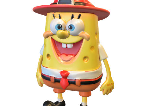Cartoon Wizard Character Stylized 3D Model