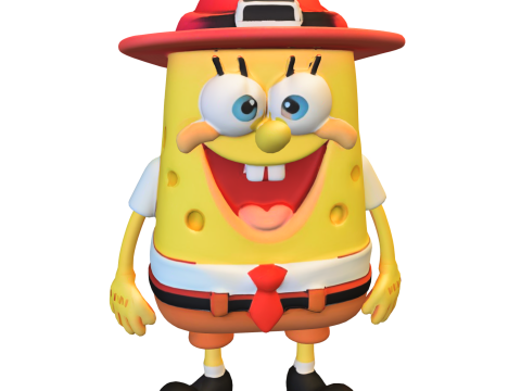 Cartoon Wizard Character Stylized 3D Model