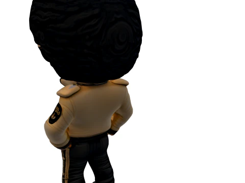 Stylized Pop Icon Characte 3D Model