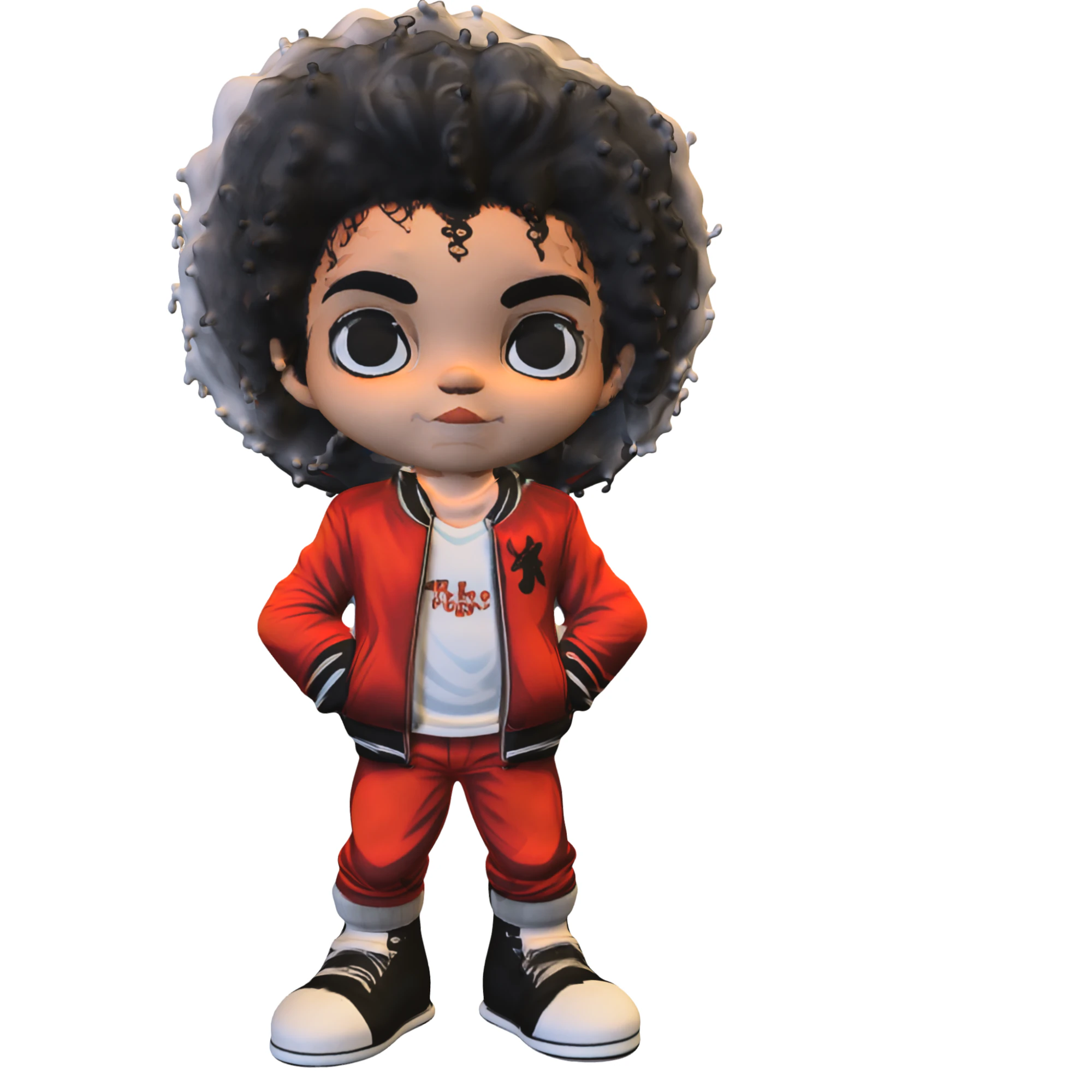 Stylized Chibi Character 3D Model .c4d .max .obj .3ds .fbx .stl .blend 