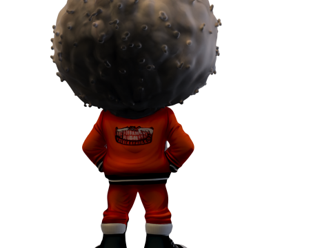 Stylized Chibi Character Modello 3D