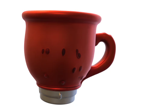 Creepy Smiling Mug 3D Model