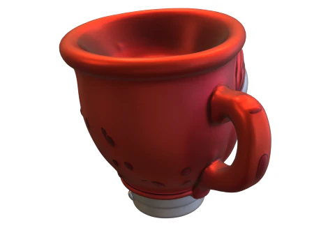Creepy Smiling Mug 3D Model