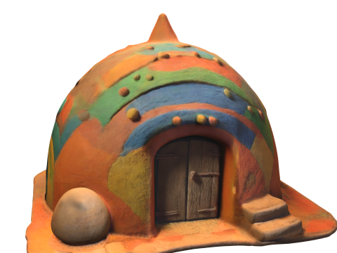 Fantasy Dome House 3Dモデル