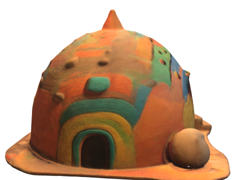 Fantasy Dome House 3D Model