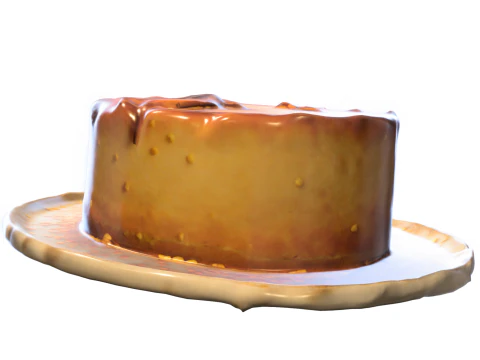Delicious Cheesecake 3D Model