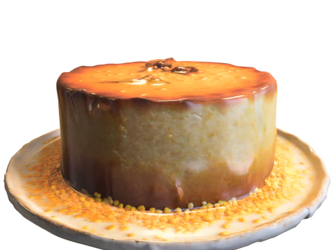 Delicious Cheesecake 3D Model