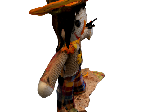 Scarecrow Doll 3D Model