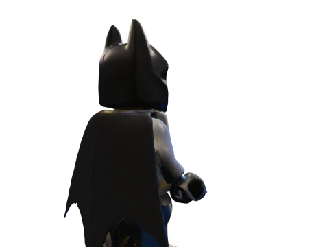 Armored Hero MiniFigure 3D Model