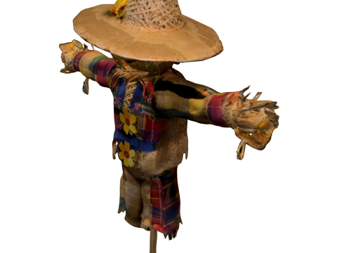 Stylized Scarecrow 3D Модель