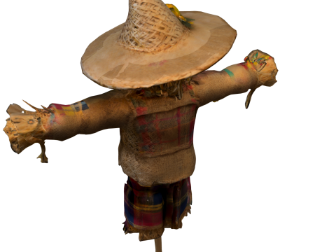 Stylized Scarecrow 3D 모델