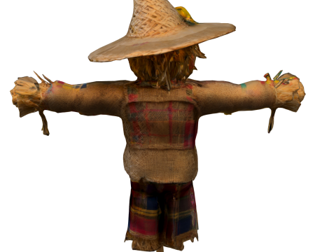 Stylized Scarecrow 3D 모델