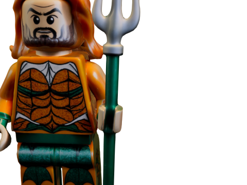 Ocean Warrior Minifigure Aquaman 3D Model