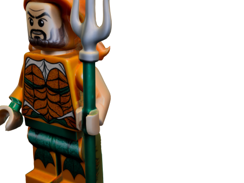 Ocean Warrior Minifigure Aquaman 3D Model