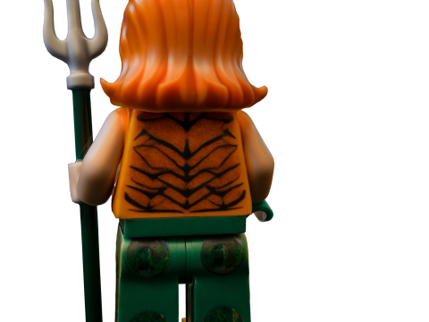 Ocean Warrior Minifigure Aquaman 3D Model