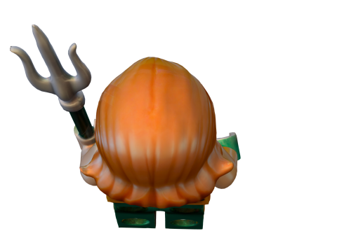 Ocean Warrior Minifigure Aquaman 3D Model
