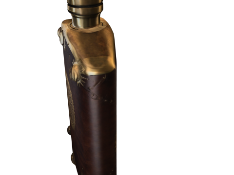 Steampunk Gear Flask 3D Модель