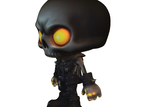 Chibi Skull Rider 3D Модель