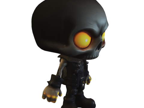 Chibi Skull Rider 3D Модель