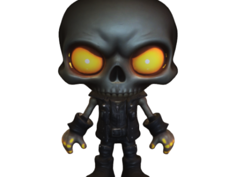 Chibi Skull Rider 3D Модель