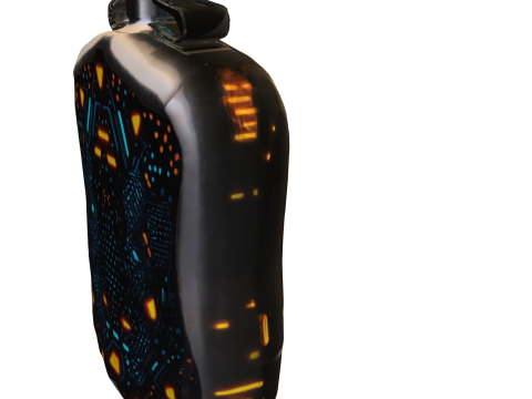 Cyber Flask 3D Модель