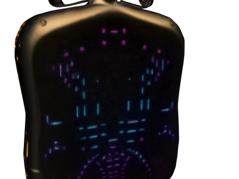 Frasco Cibern&eacute;tico Modelo 3D