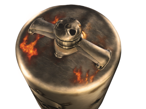 Skull Flask 3D Model
