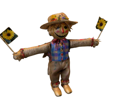 Festive Scarecrow 3D Model
