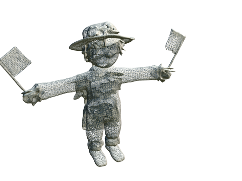 Festive Scarecrow Modèle 3D
