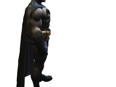 Batman doll mini hero 3D Model