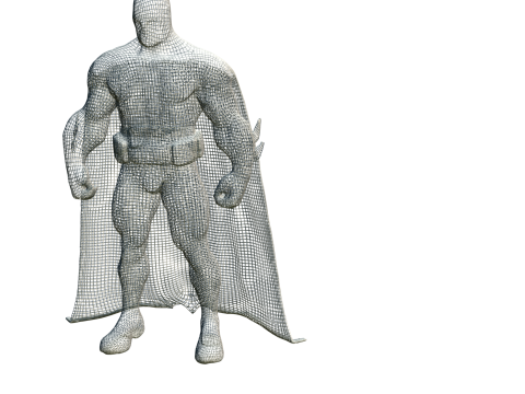 Batman doll mini hero 3D Model