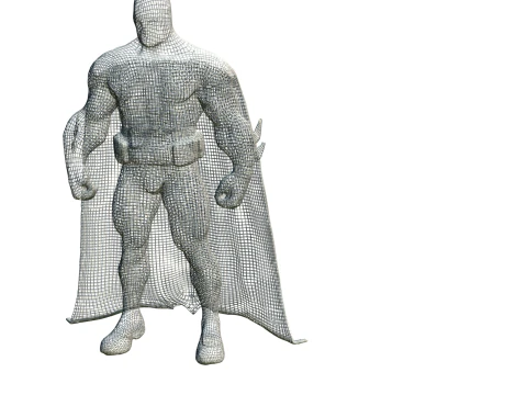 Batman doll mini hero 3D Model