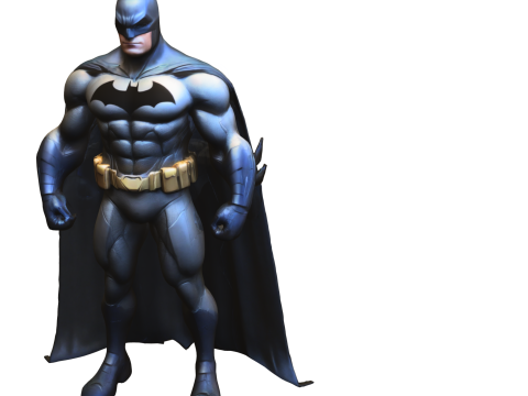 Batman doll mini hero 3D Model