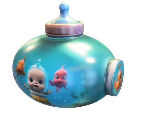 Underwater Baby Pod 3D Модель