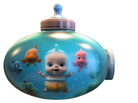 Underwater Baby Pod Modello 3D