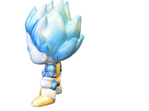 Chibi Warrior Hero 3D Model