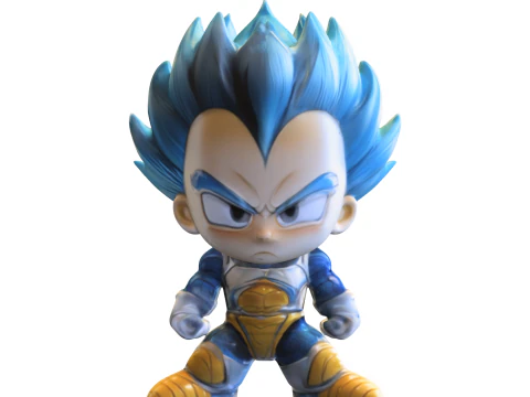 Chibi Warrior Hero 3D Model