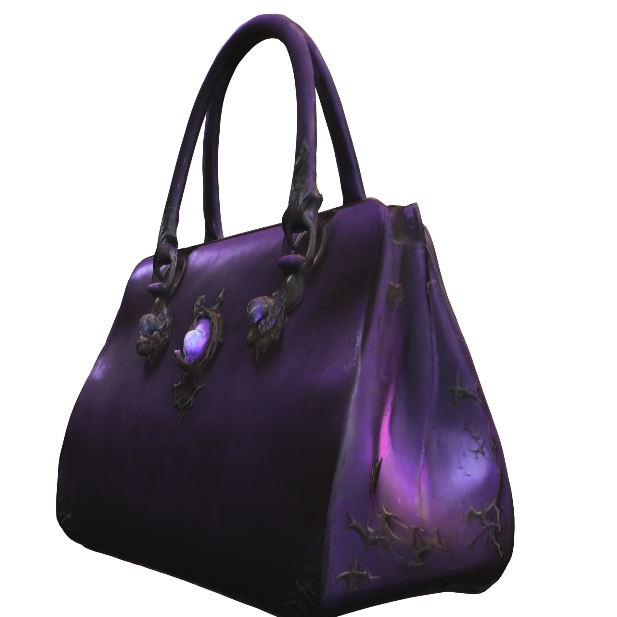 Mystic Dark Enchanted Bag 3D Model .c4d .max .obj .3ds .fbx .stl .blend