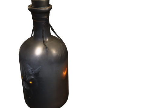 Mystical Insect Spirit Bottl 3D-Modell