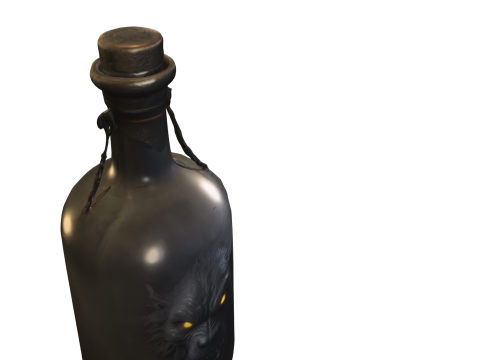 Mystical Insect Spirit Bottl Modello 3D