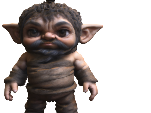 Cute Forest Troll 3D-Modell